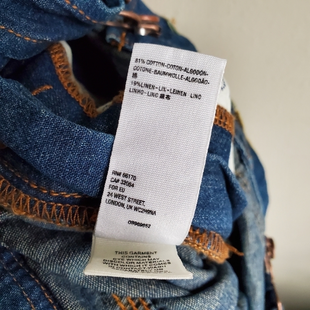 We the Free Carpenter Patched Overalls size M NWT - Picture 7 of 7